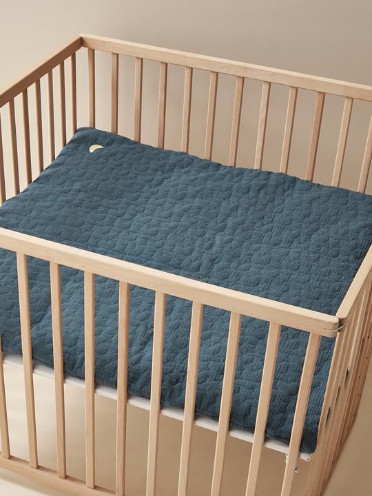 Actual product image Vertbaudet Baby play mat/ playpen mat FANCY organic cotton (75 cm, 100 cm)