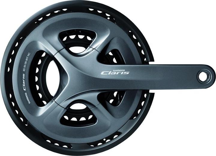 Actual product image Shimano Claris FC-R2030 crankset 3x8s 50-39-30T (175 mm)