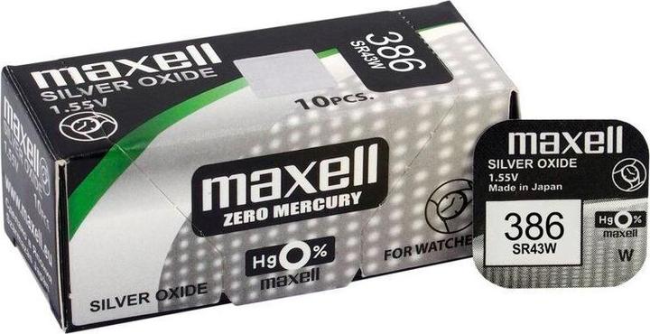 Produktbild Maxell Knopfzelle SR43W (10 Stk., SR43, 125 mAh)