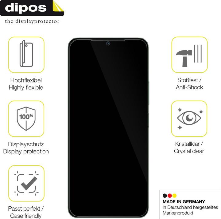 Actual product image Dipos 3D Full Cover Screen Protector (1 Piece, Xiaomi Redmi A3)