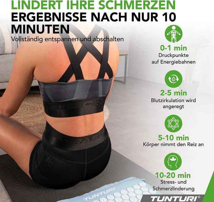 Immagine prodotto Tunturi Akupressur-Matte und -Kissen
