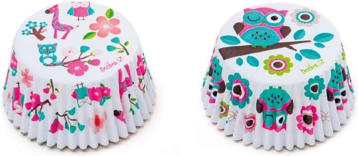 Immagine prodotto Decora Stampi per cupcake Gufo e Giraffa (5 cm)