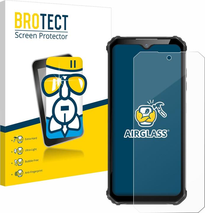 Actual product image BROTECT AirGlass Glass (1 Piece, Oukitel WP22)