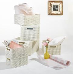 Produktbild Curver STORAGE BOX STYLE S WHITE 205840 (6 l)