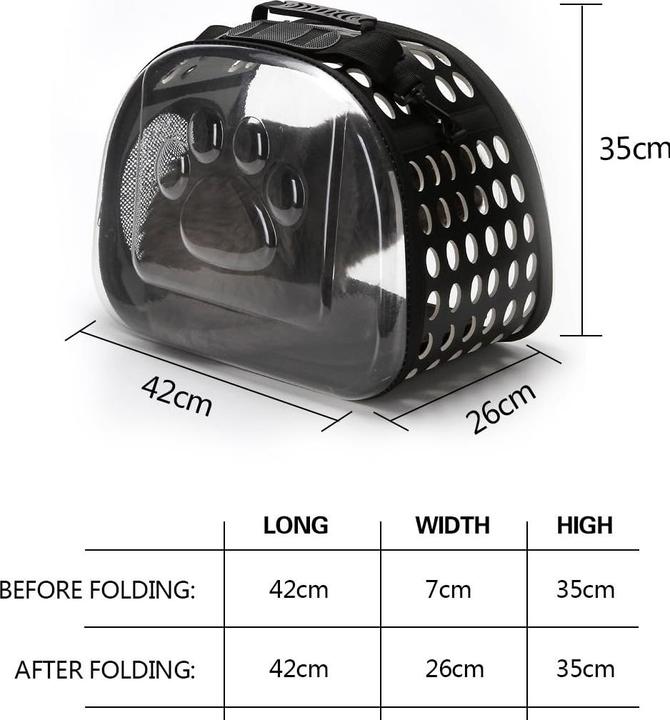 Actual product image Petcute Hunde- und Katzentragetasche (Cat, Dog, Breathable)