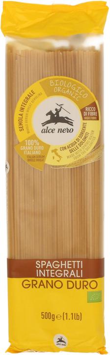 Image du produit Alce Nero Sachet de spaghetti complet bio 500 g (500 g)