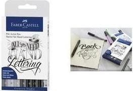 Image du produit Faber-Castell Pitt Artist Stylo Artiste Handlettering (Gris, Noir, 9 x)