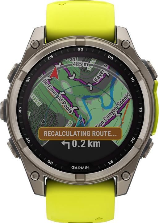Image du produit Garmin Fenix 8 Solar Sapphire Titan (47 mm)
