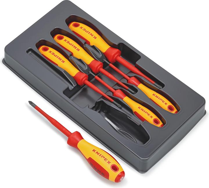 Produktbild Knipex VDE Schraubendreher-Paket (Pozidriv-Kreuzschlitz (PZ), Phillipps-Kreuzschlitz (PH))