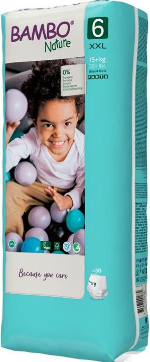Produktbild Abena Bambo Nature Pants 6 XXL 18+kg Tall (Gr. 6, 40 Stück)