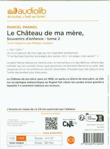 Actual product image Souvenirs d'enfance. Tome 2: Le château de ma mère (Pagnol Marcel, French)