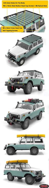 Actual product image Rc4Wd Model making roof rack for TF2 FJ55