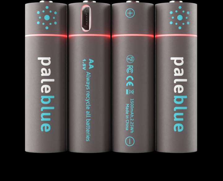 Produktbild Pale Blue 4er Pack AA (4 Stk., AA, 1560 mAh)