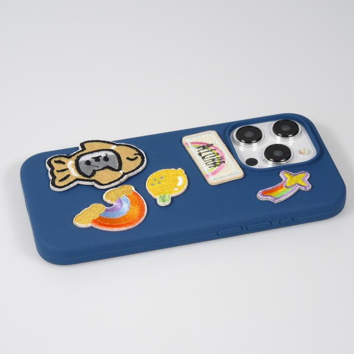 Produktbild PhoneLook Sticker Aufkleber für Handy/Tablet/Computer 3D gestickt Cat inside Fish