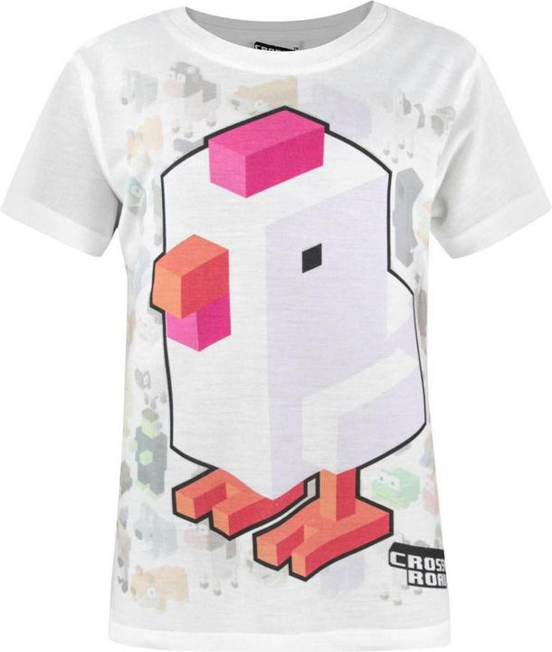 Produktbild Crossy Road Mädchen Official AllOver Charakter Sublimation Design TShirt (122)