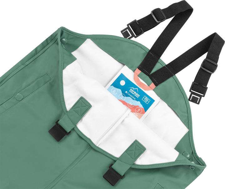 Immagine prodotto Normani Pantaloni da pioggia per bambini con bretelle "Skjolden" - 9251 (98)