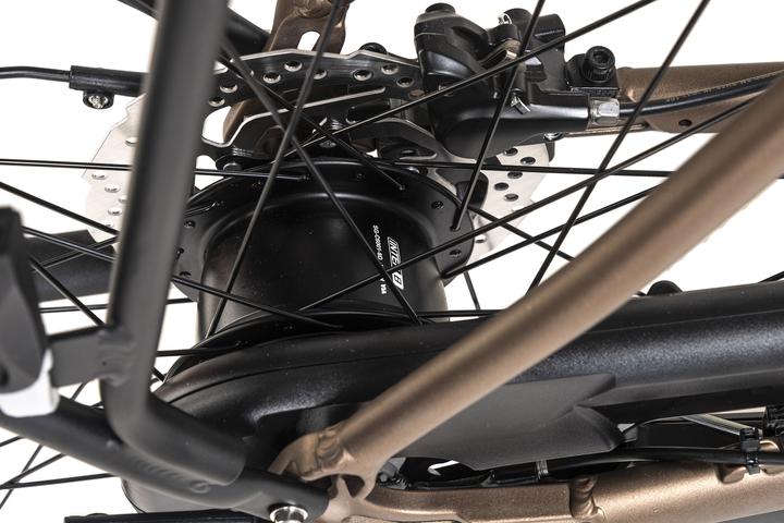 Image du produit Adore E-Citybike 28" Alu Vélo de ville CX-290 Moteur central 60NM / 15Ah bronze mat (44 cm)