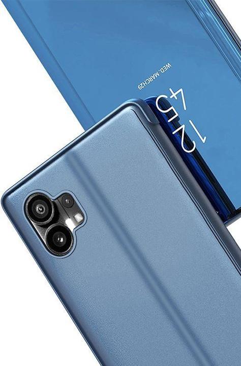 Actual product image Hurtel Clear View Case case for Nothing Phone 1 flip case black (Nothing Phone (1))
