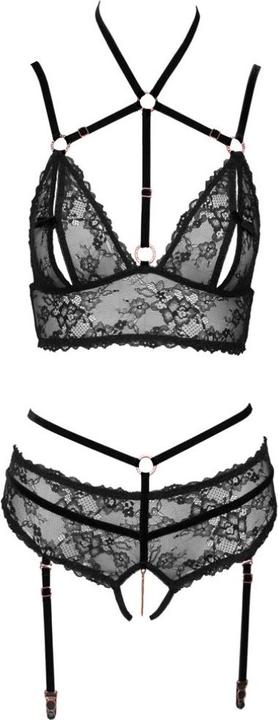 Actual product image Abierta Fina Bra Set black M (M)