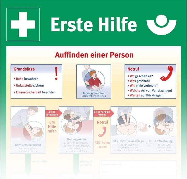 Produktbild Leina Aushang Erste Hilfe