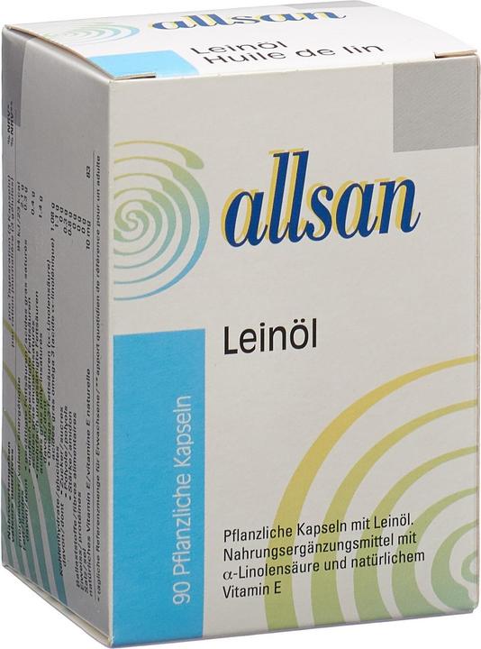 Actual product image Allsan Linseed oil (1 Piece, Capsules, 140 g)