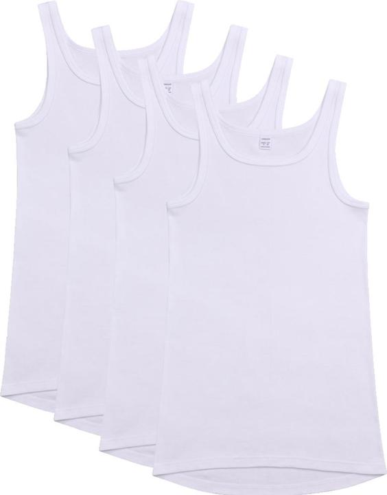 Produktbild Ammann 4er Pack Organic Cotton Feinripp Unterhemd / Tanktop (M)