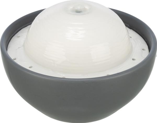 Produktbild Trixie Vital Dome Drinkfontein Keramiek Grijs / Wit - 1,5 Ltr 20X10X20 Cm (1.50 l)