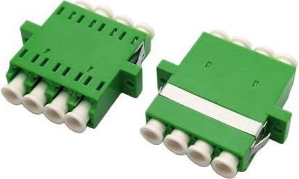 Immagine prodotto Tecline LWL Kupplung, LC/APC 8° / LC/APC 8° Quad, OS2, grün