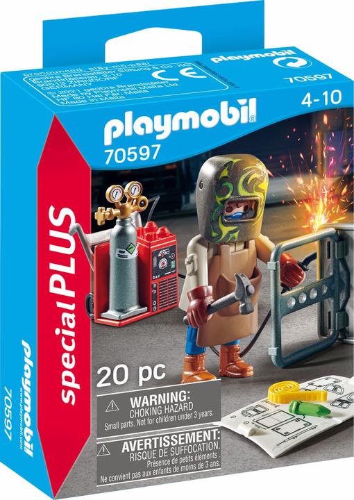Produktbild Playmobil Schweisser mit Ausrüstung (70597, Playmobil Special Plus)