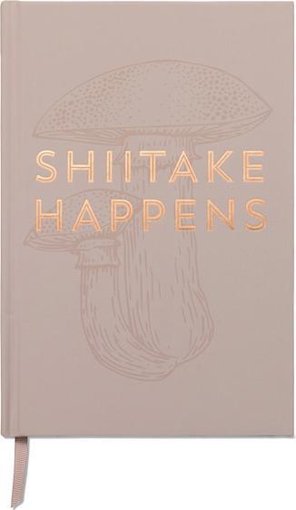 Designworks Vintage Sass Journal Shitake Happens (14 x 21 cm, Lined, Hardcover)
