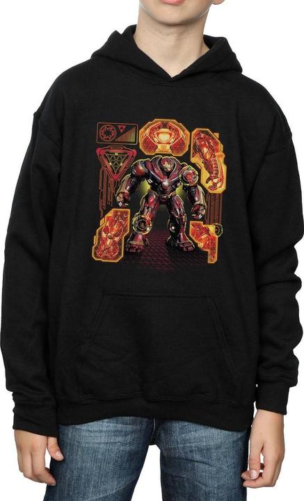 Immagine prodotto Avengers Infinity War Hulkbuster Blueprint Felpa con Cappuccio Ragazzi (128)