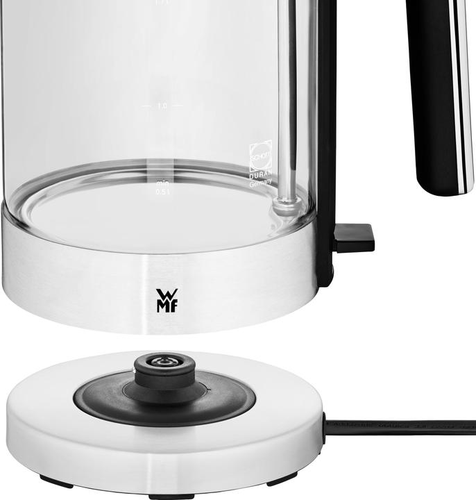 Produktbild WMF Wasserkocher Glas 1,7l SCHOTT Glas 360° Gerätesockel Lono 3000W bpa-frei (1.70 l)