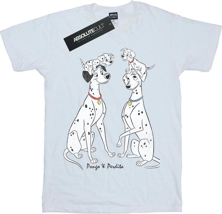 Immagine prodotto 101 Dalmatians Pongo And Perdita Maglietta Ragazze (140, 146)