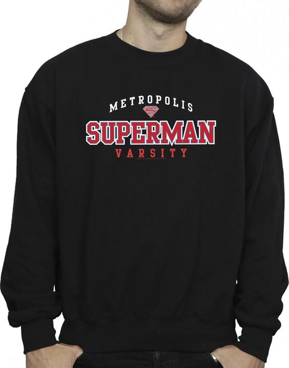 Actual product image Mens Superman Metropolis Varsity Sweatshirt (XL)