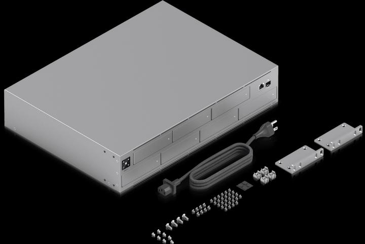Actual product image Ubiquiti UniFy UNAS-Pro - NAS Server (2U) - 7 Bays - RAM 8 GB - 10Gb/s - Gigabit Ethernet - Grey