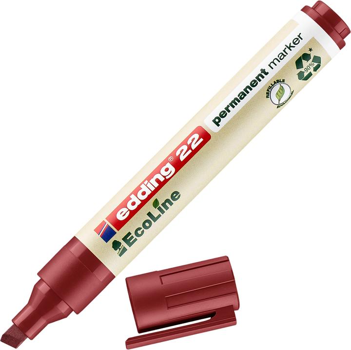Actual product image Edding Permanent marker 22 (Red, 5 mm, 1 x)