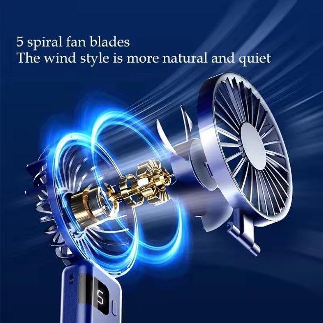 Produktbild MU Classic USB Hand Mini Ventilator mit 1200mAh Akku (36 dB)