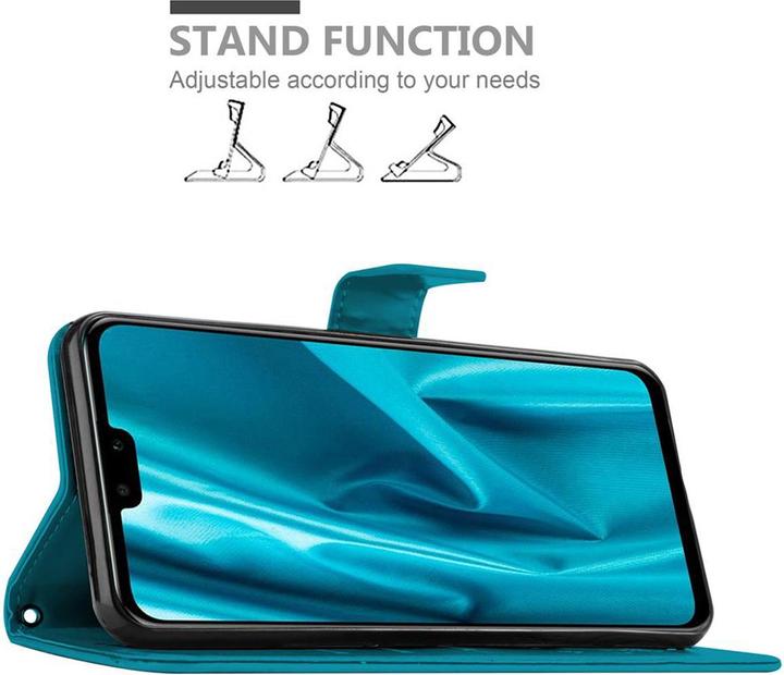 Productafbeelding Cadorabo Bloemen Boekomslag (Huawei Y9 (2019))