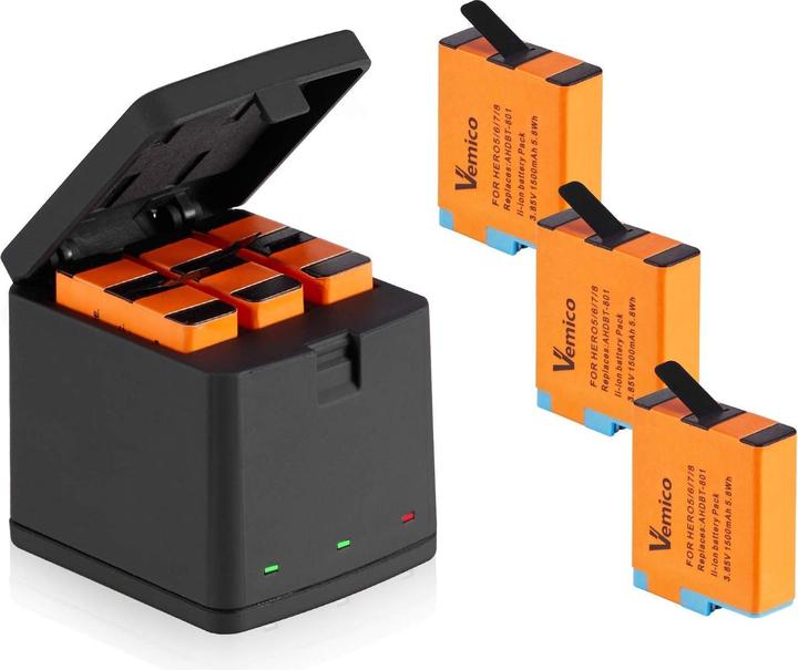 Actual product image Sanoov Battery charger kit (GoPro Hero 8, Hero 7 Black)