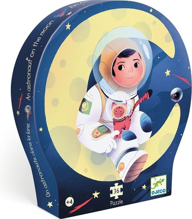 Actual product image Djeco Astronaut on the moon puzzle 36 pieces (36 pieces)