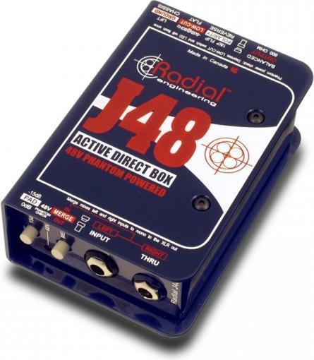 Actual product image Radial J48-MK2 actieve DI box phantom powered (DI box)