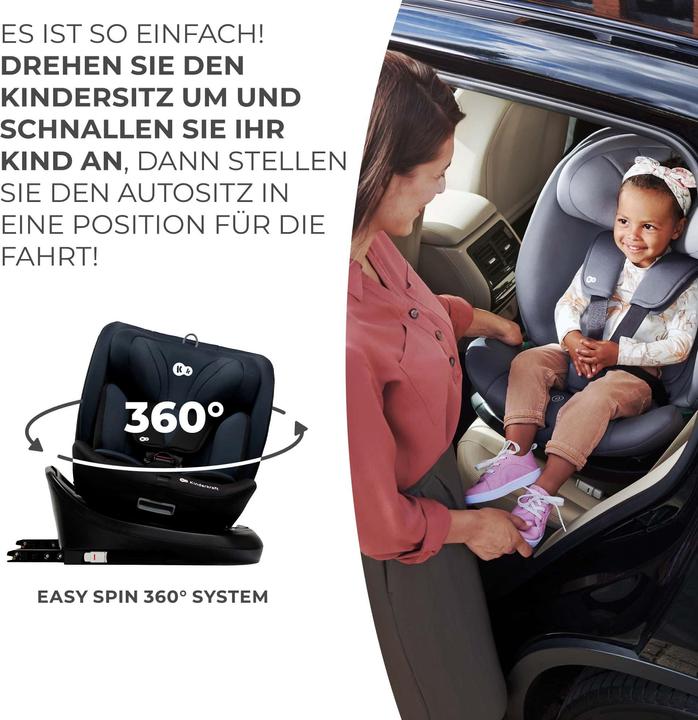 Actual product image KinderKraft I-Grow (Reboarder, ECE R129/i-Size Standard)
