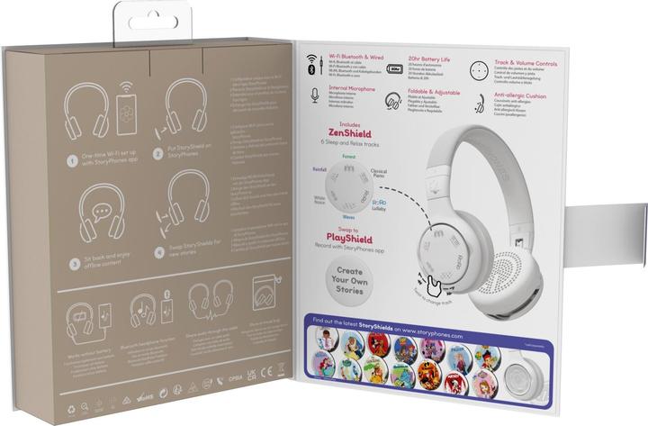 Actual product image StoryPhones Wireless headphones (Spanish, German, English, Italian, French)