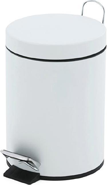 Vepa Bins Poubelle à pédale 5L blanc (5 l)
