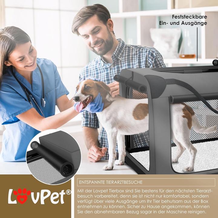 Produktbild Lovpet ‎23221 mfn Transportbox (Hund, Katze, Atmungsaktiv, Faltbar)