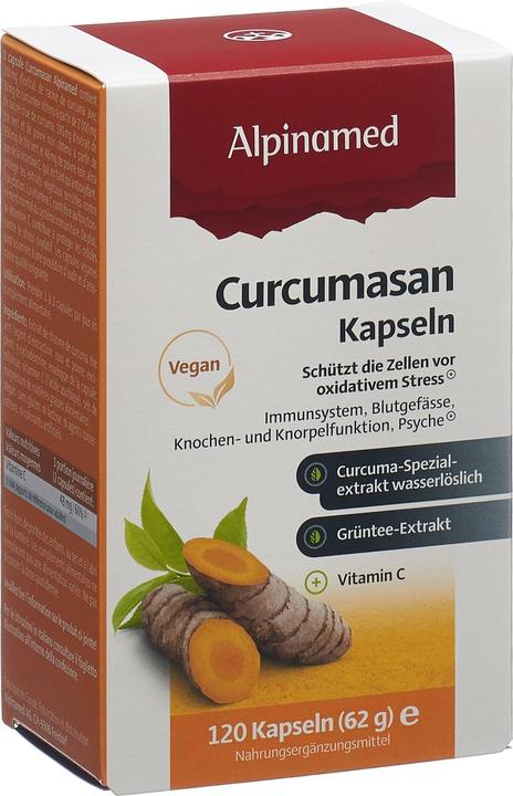 Produktbild Alpinamed Curcumasan Kapseln (120 Stück, Kapseln, 100 g)