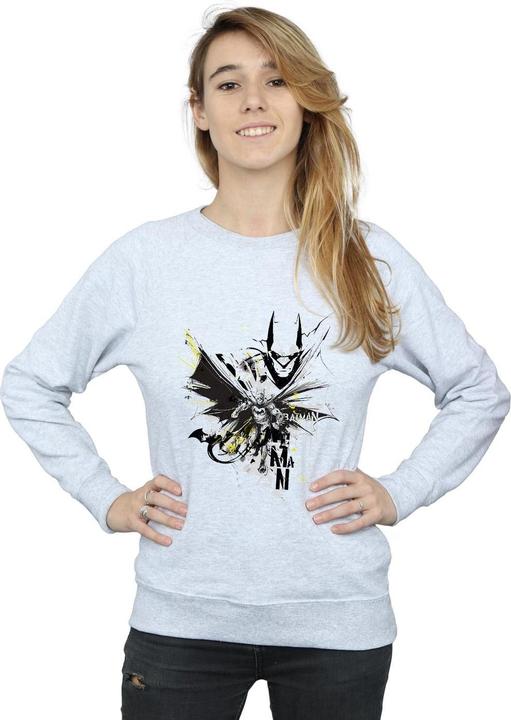 Actual product image Womens/Ladies Batman Batface Splash Sweatshirt (XXL)