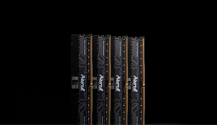 Actual product image Kingston Fury Renegade Pro EXPO 256GB Kit (8 x 32GB), DDR5, 6000MT/s, CL32, Overclockable, ECC, AMD EXPO, RDI (8 x 32GB, 6000 MHz, DDR5 RAM, DIMM)