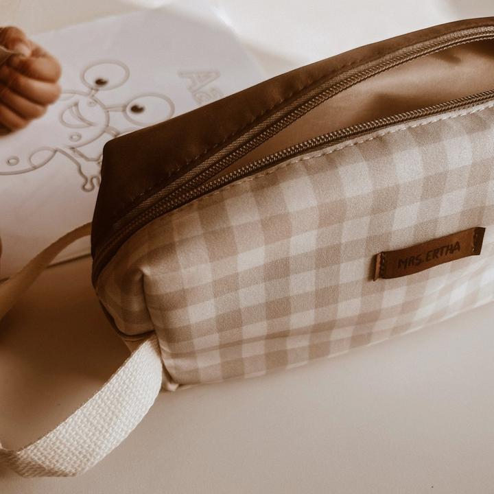 Actual product image Mrs. Ertha Pencil Case - Soft Squares