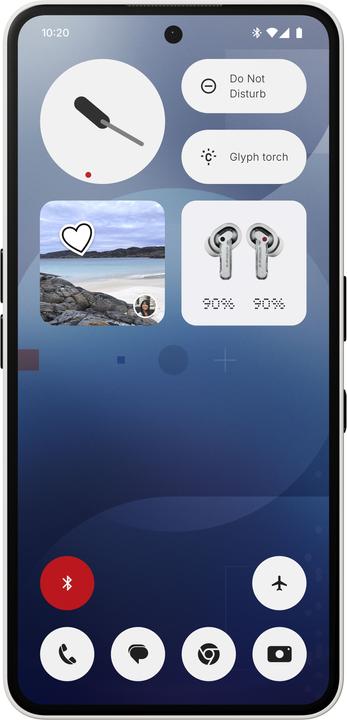Produktbild Nothing Phone (3a) (256 GB, White, 6.77", Dual SIM, 50 Mpx, 5G)